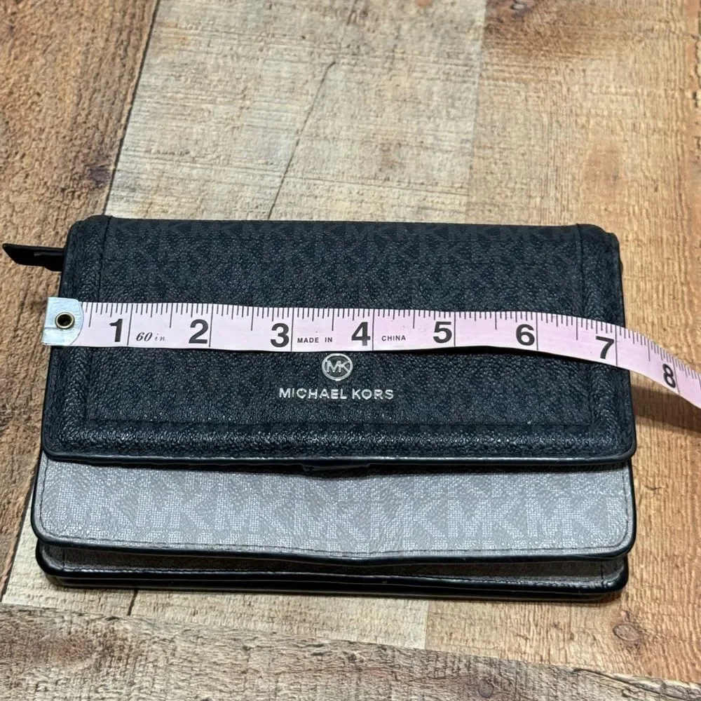 Jet Set Small Two-Tone Logo Smartphone Crossbody Bag *missing strap*